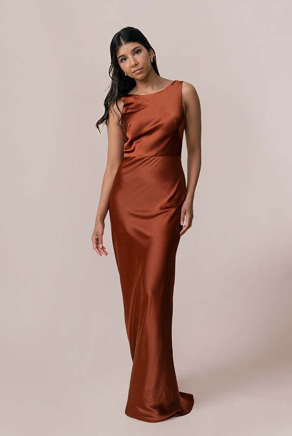 Revelry Serena Satin Dress