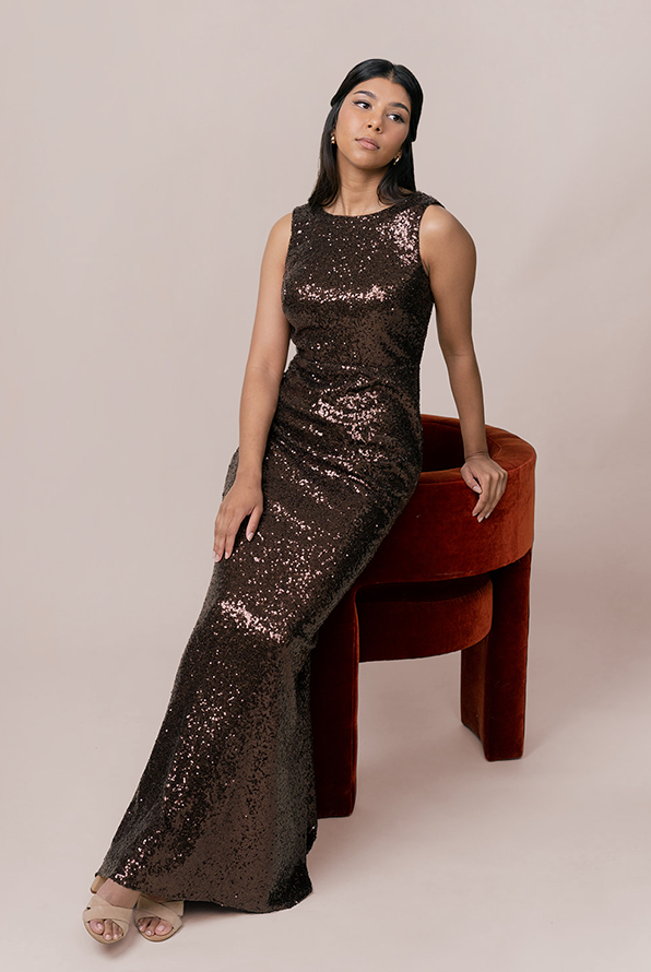 revelry Serena Sequin Dress