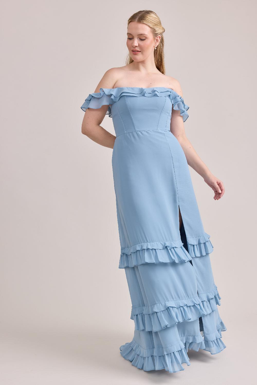 revelry Shea Chiffon Dress