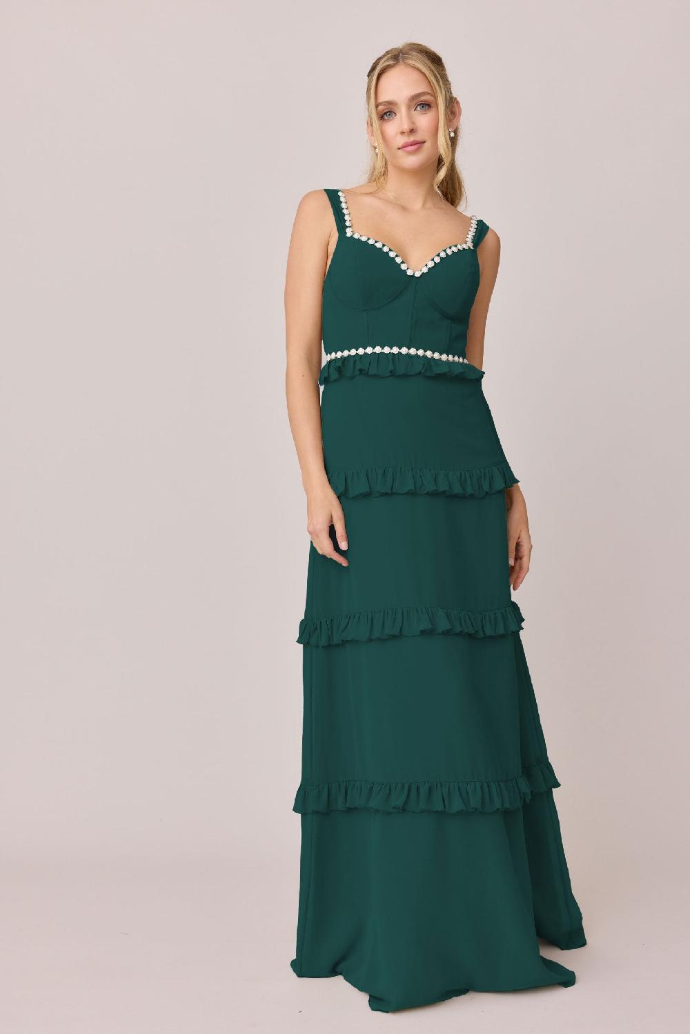 revelry Sloane Luxe Chiffon Dress