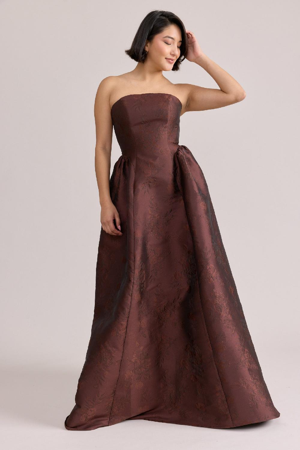 revelry Sofia Jacquard Dress