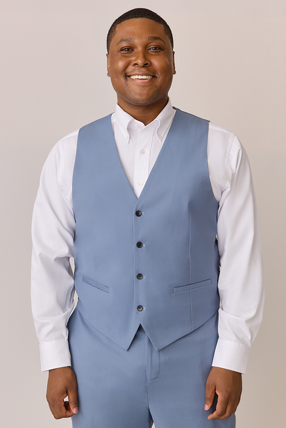 revelry Steel Blue Vest