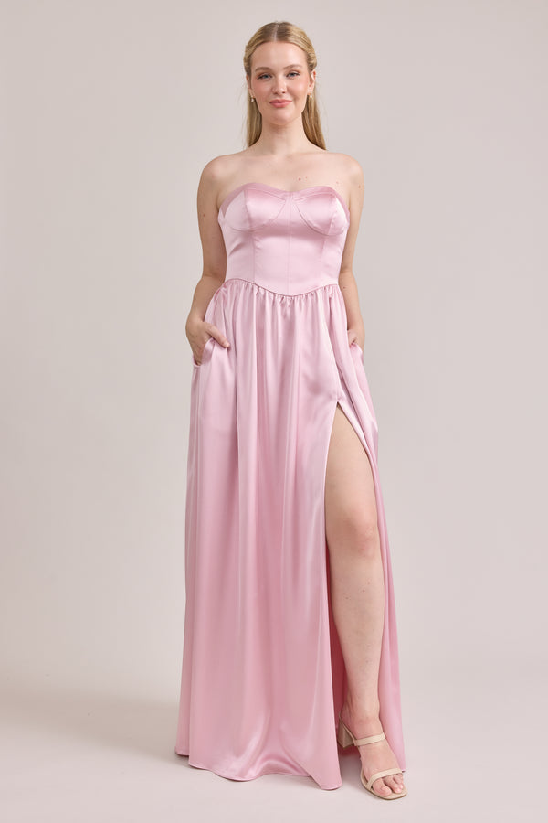 Revelry Sydney Satin Dress