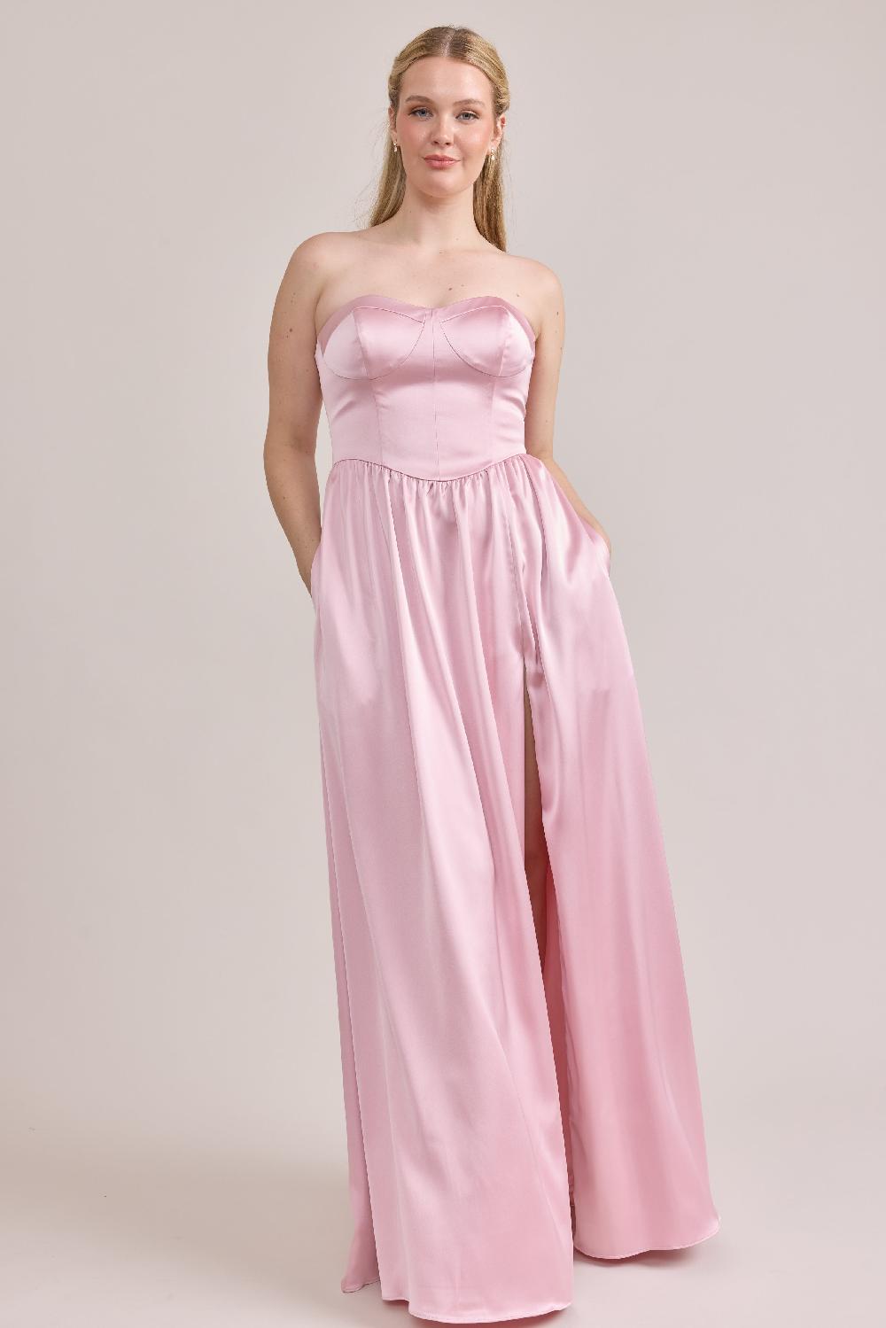 revelry Sydney Satin Dress