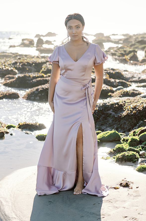 Revelry Thalia Satin Dress