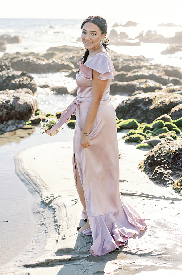 Revelry Thalia Satin Dress