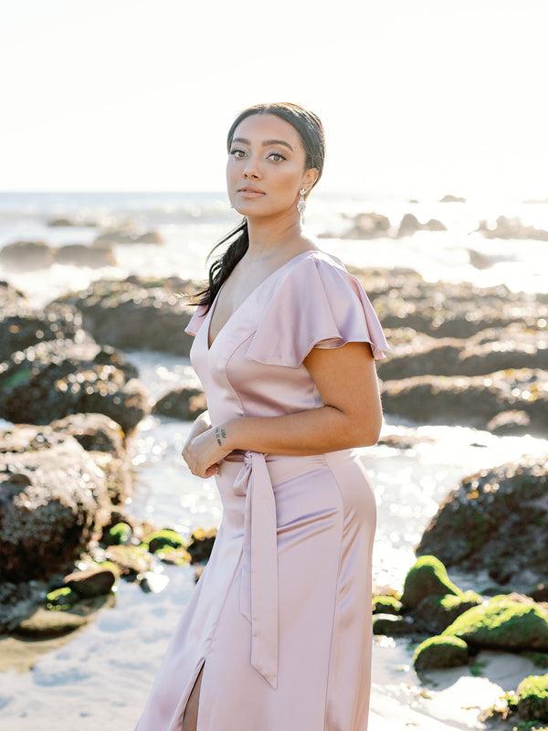 Revelry Thalia Satin Dress