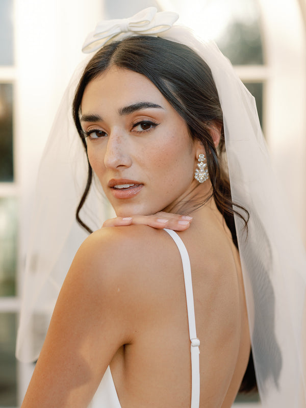 Revelry Tulle Bow Veil