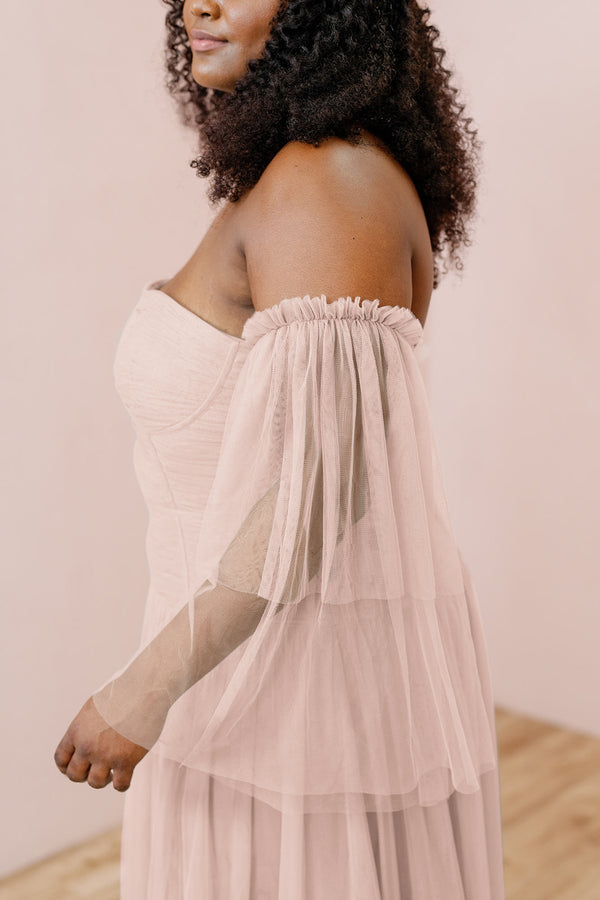 Revelry Tulle Long Sleeves