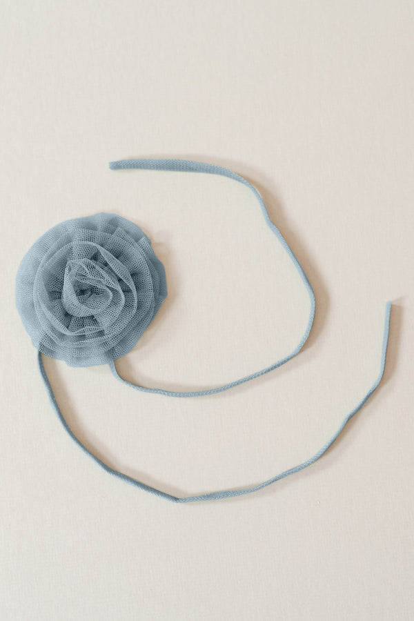 Revelry Tulle Rose Neck Tie