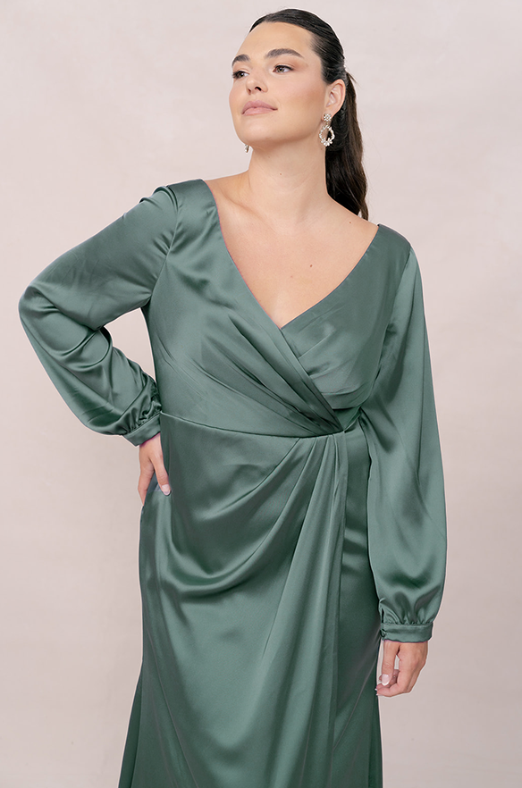 Revelry Vera Satin Dress