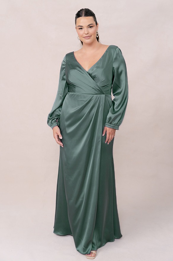 Revelry Vera Satin Dress
