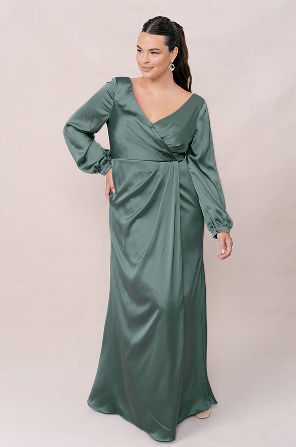revelry Vera Satin Dress