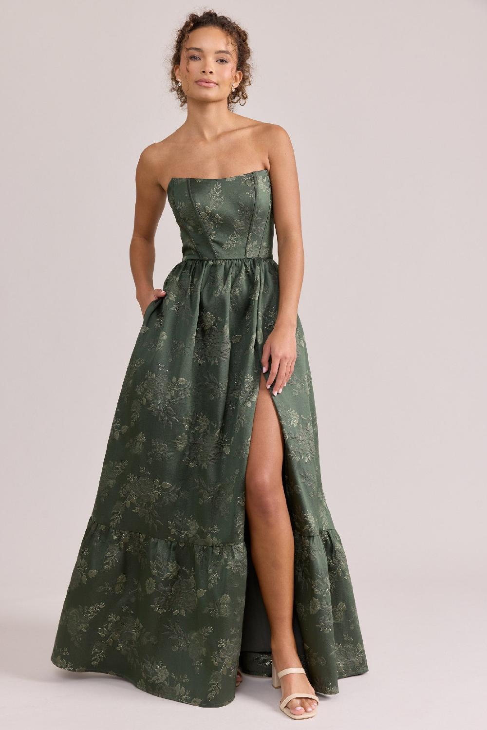 revelry Vienna Jacquard Dress