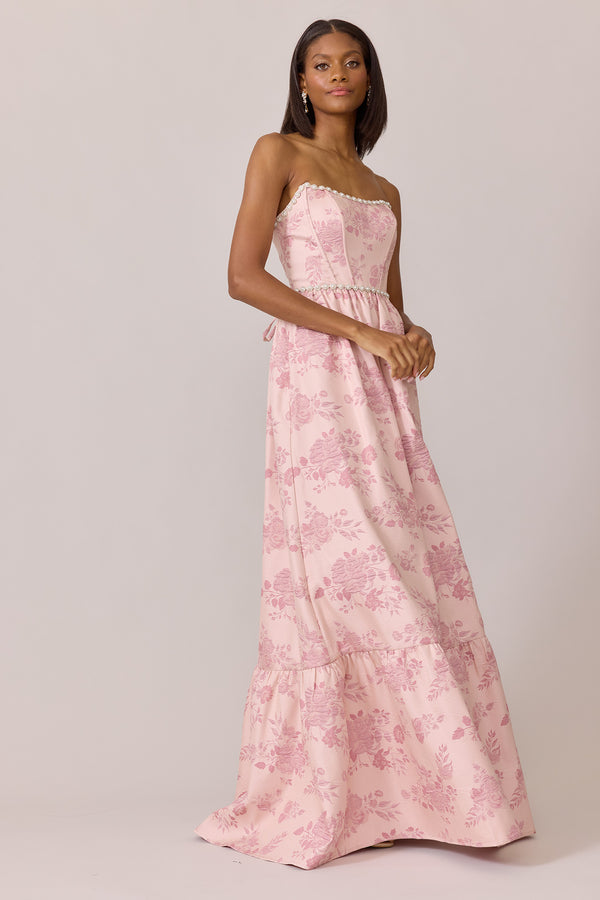 Revelry Vienna Luxe Jacquard Dress