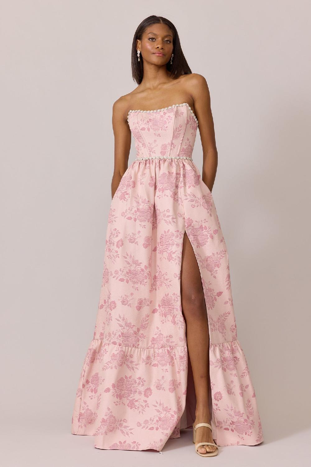 revelry Vienna Luxe Jacquard Dress