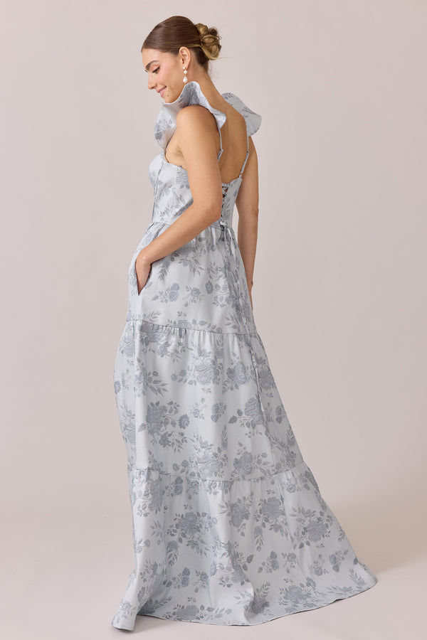 Revelry Violet Jacquard Dress