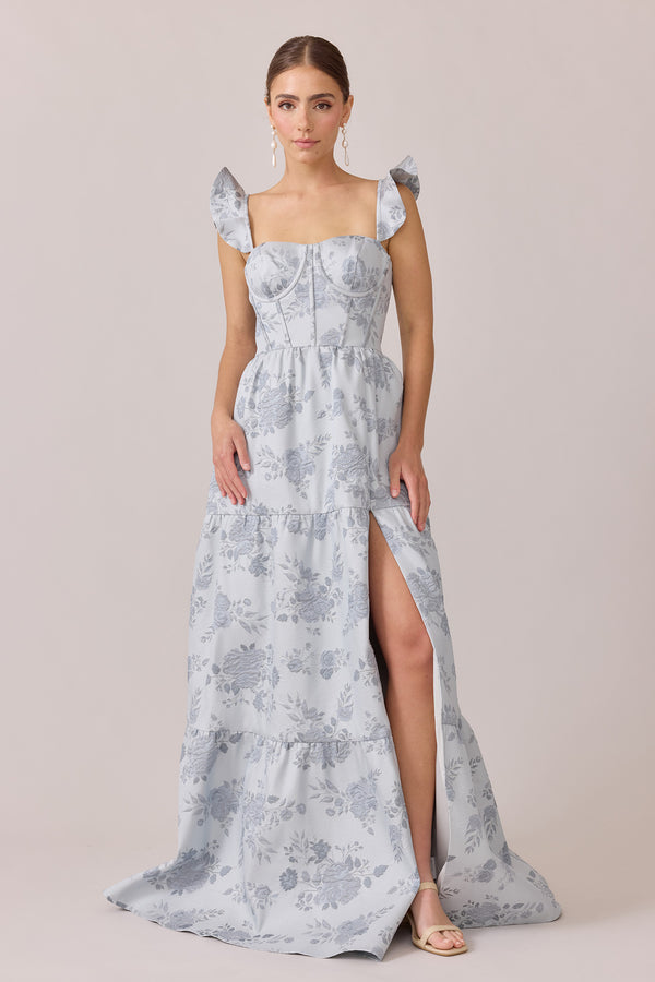 Revelry Violet Jacquard Dress