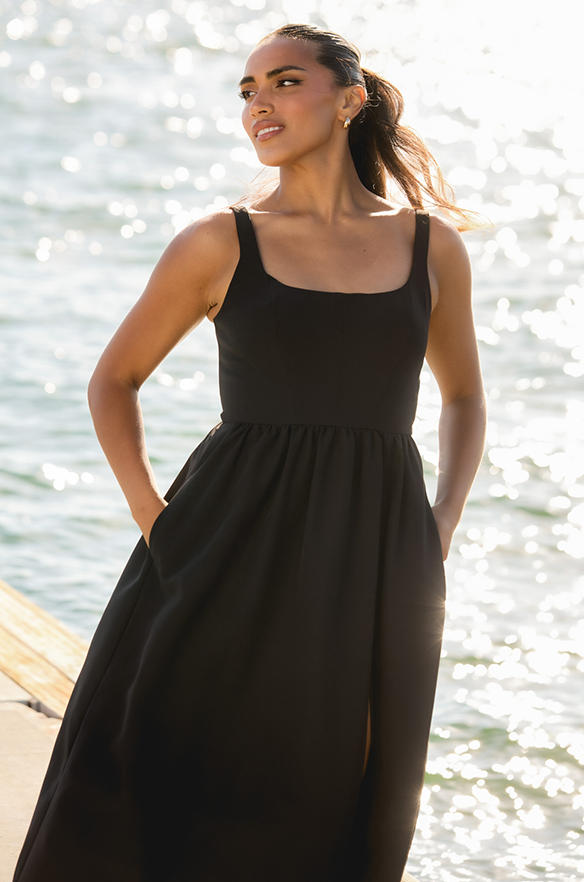 revelry Whitney Crepe Dress