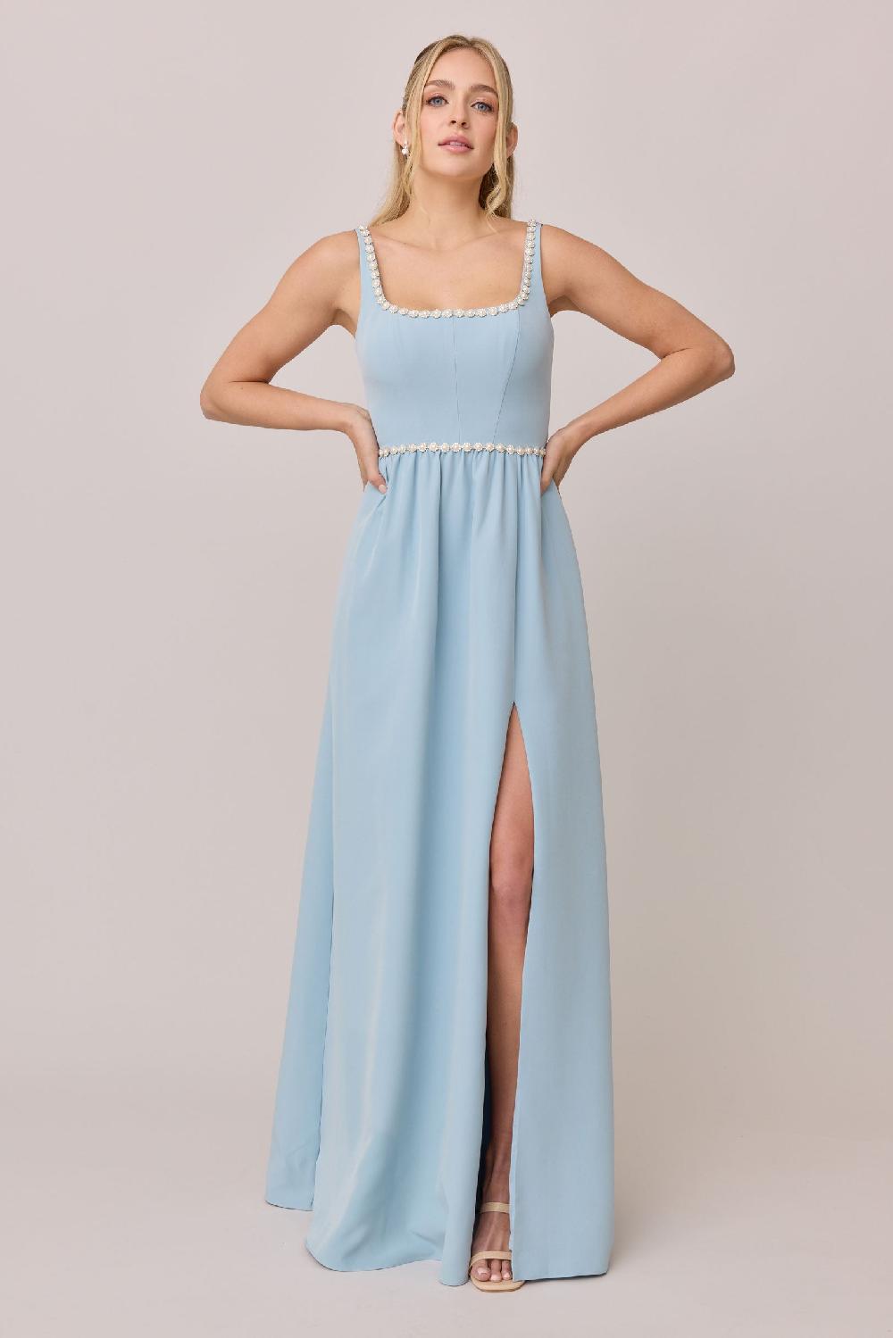 revelry Whitney Luxe Crepe Dress