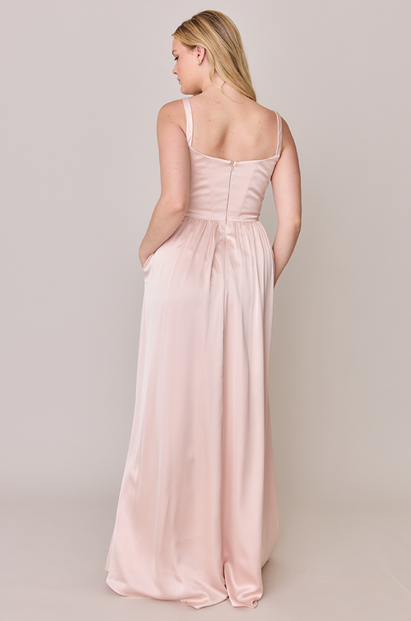 Revelry Whitney Satin Dress