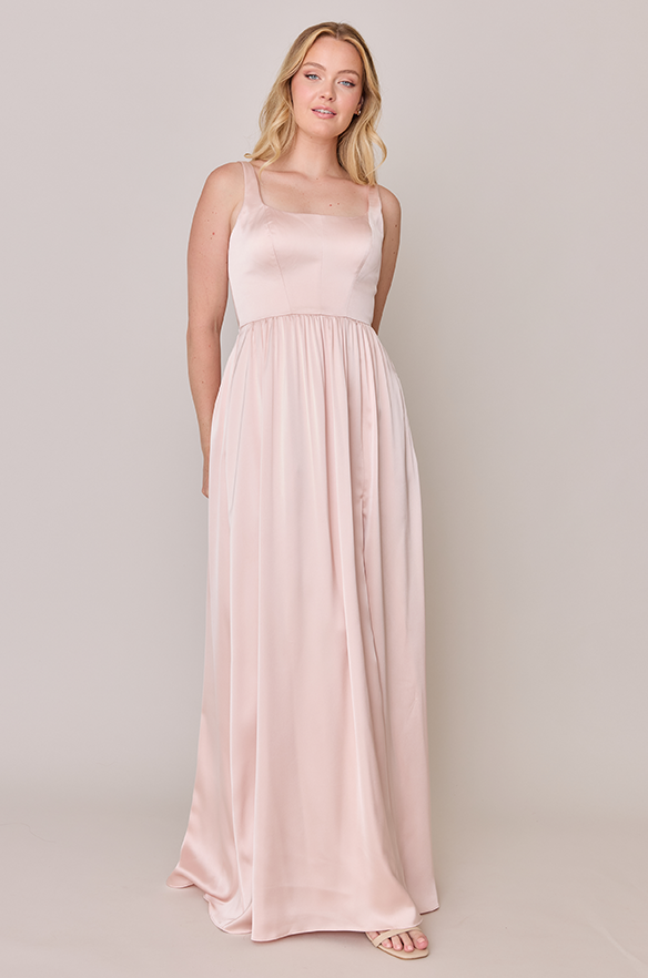 revelry Whitney Satin Dress