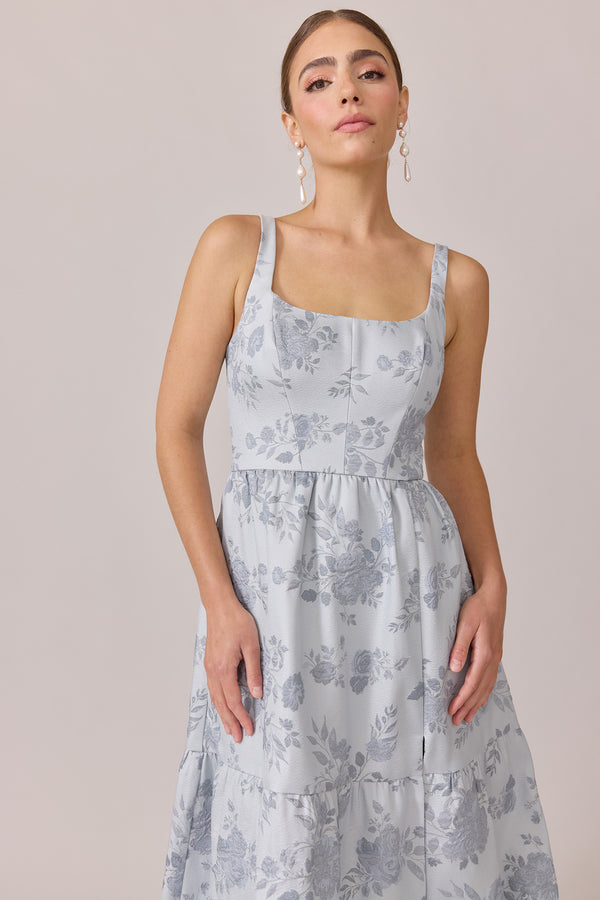 Revelry Winslet Jacquard Dress