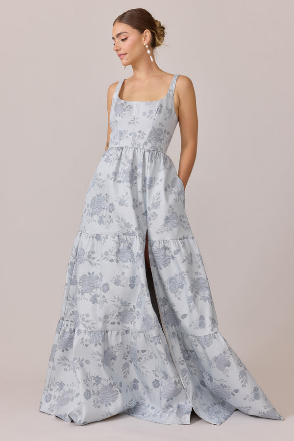 Revelry Winslet Jacquard Dress