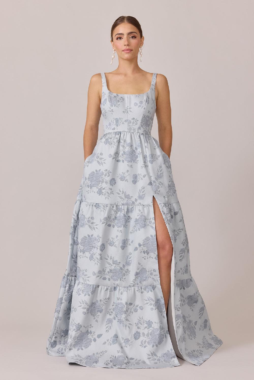 revelry Winslet Jacquard Dress