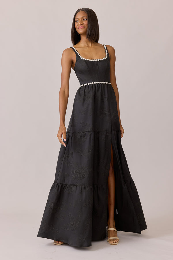 Revelry Winslet Luxe Jacquard Dress