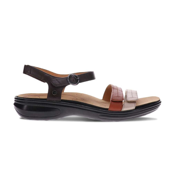 Revere Comfort Shoes Barbados Sandal - Coffee Metallic