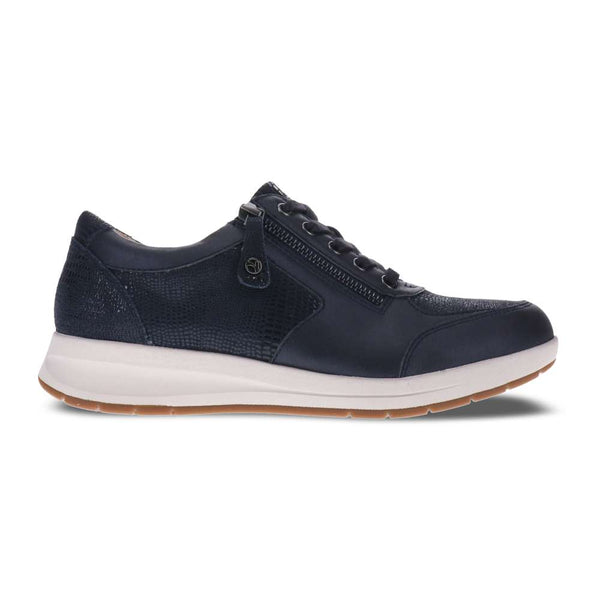 Revere Comfort Shoes Boston Zip Sneaker - Sapphire/Navy Lizard