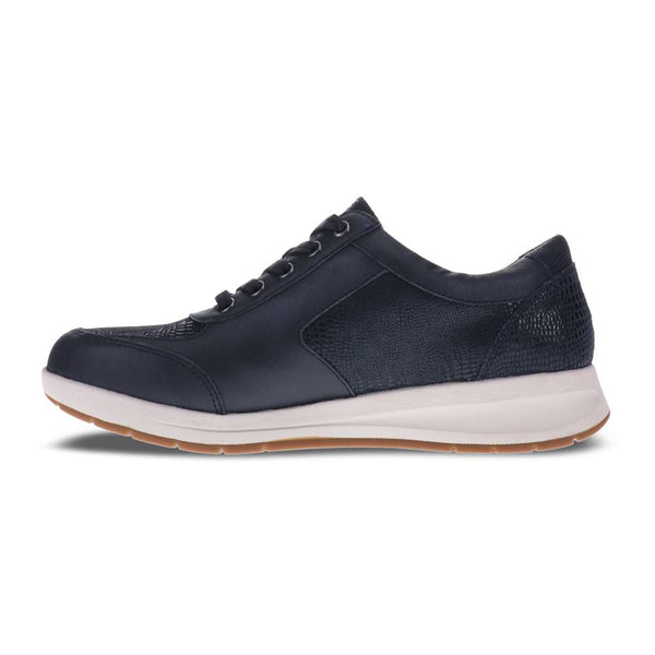 Revere Comfort Shoes Boston Zip Sneaker - Sapphire/Navy Lizard