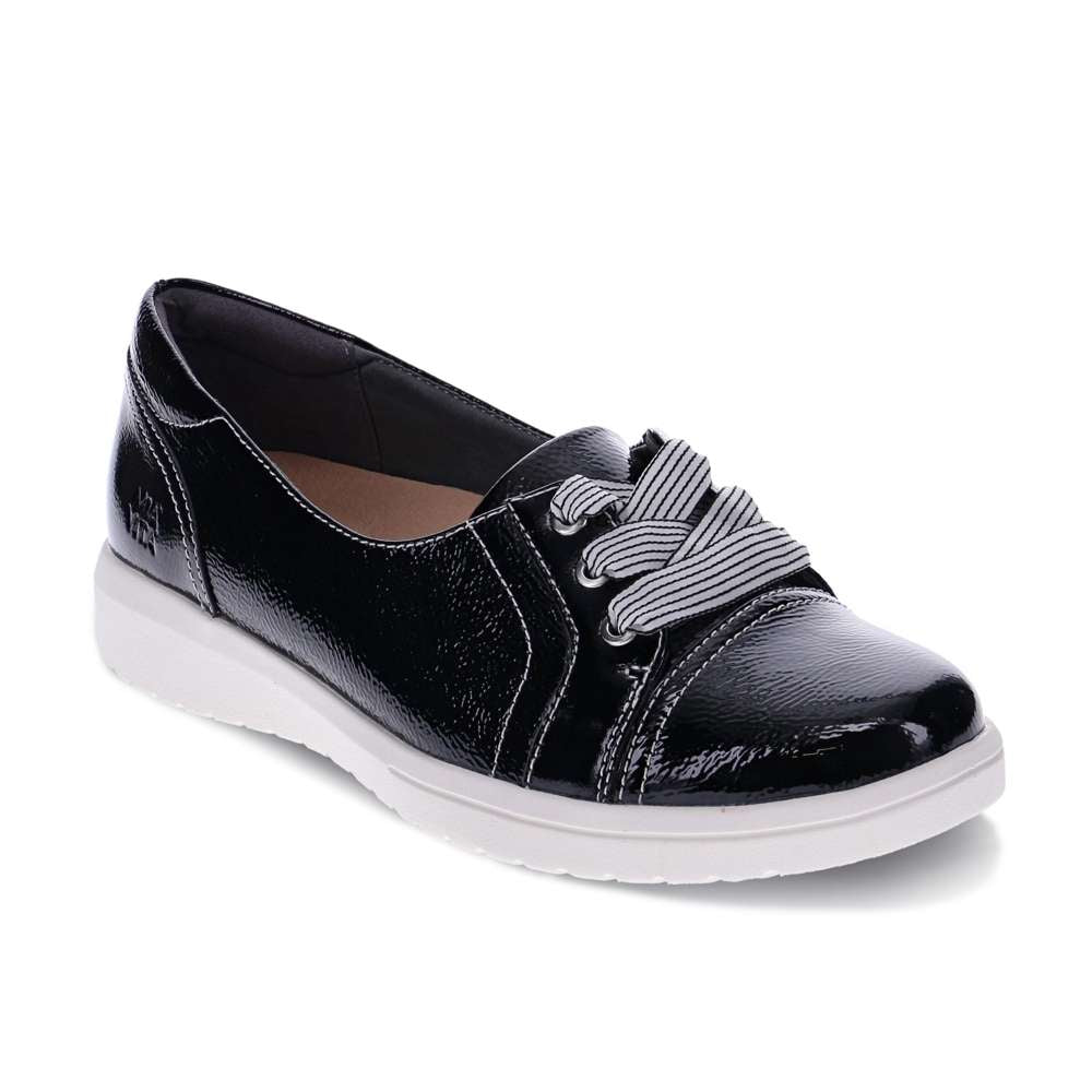 revere comfort shoes Bridgette II Casual - Black Patent