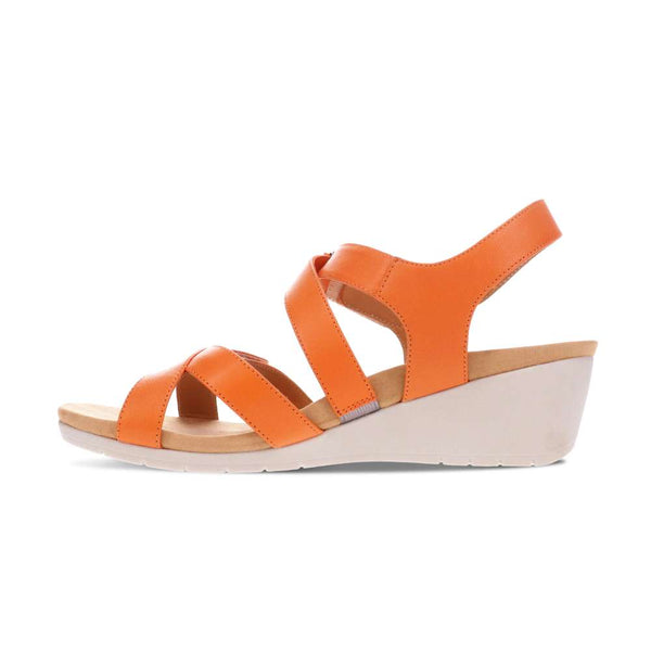 Revere Comfort Shoes Casablanca Wedge - Rustic Orange