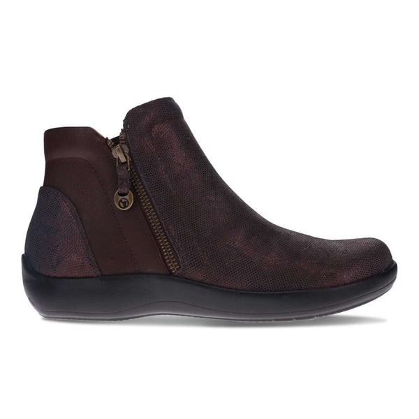 Revere Comfort Shoes Charleston Boot - Chocolate Angle