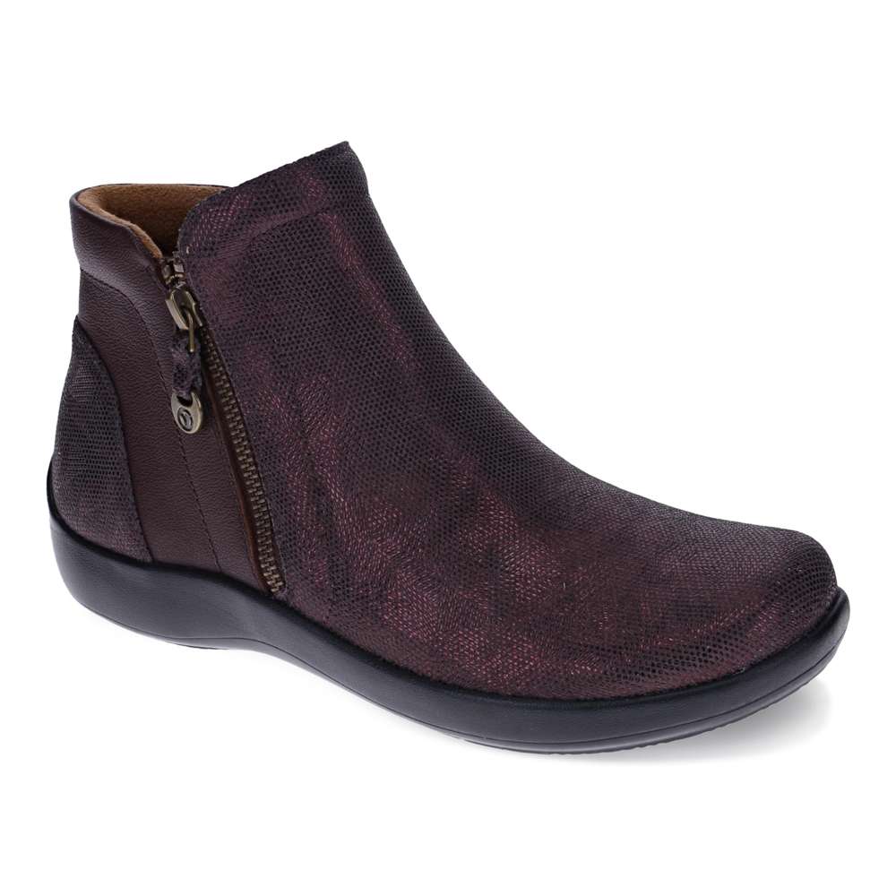 revere comfort shoes Charleston Boot - Chocolate Angle