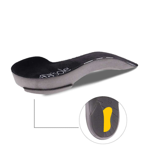 Revere Comfort Shoes Comfort 3/4 Orthotic Insoles - Black