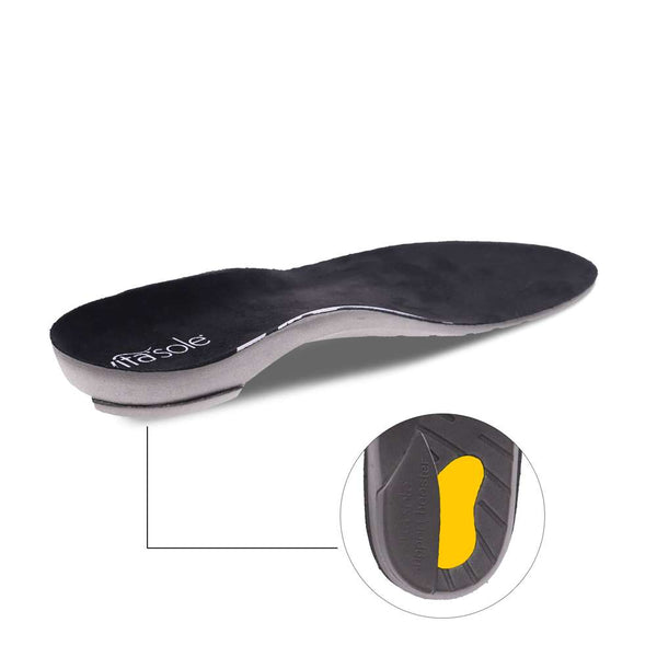 Revere Comfort Shoes Comfort Full Length Orthotic Insoles - Black