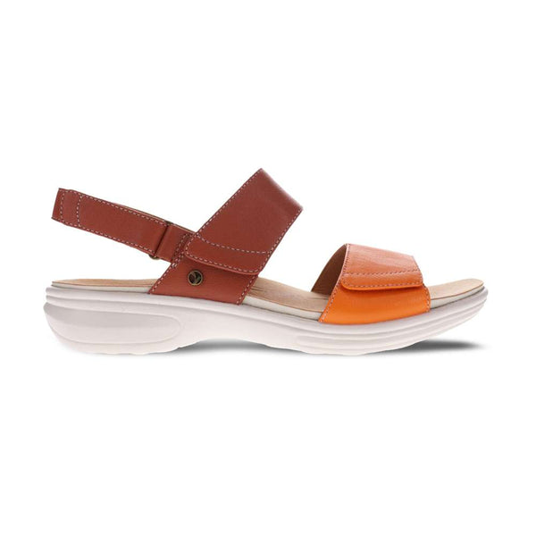 Revere Comfort Shoes Como Adjustable Sandal - Rustic Orange