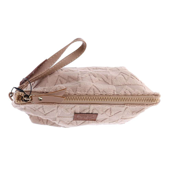 Revere Comfort Shoes Cosmetic Pouch - Beige/Champagne