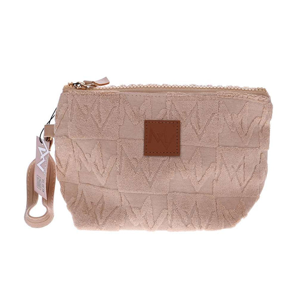 Revere Comfort Shoes Cosmetic Pouch - Beige/Champagne