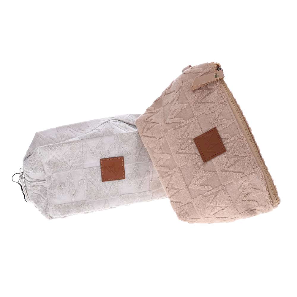 revere comfort shoes Cosmetic Pouch - Beige/Champagne