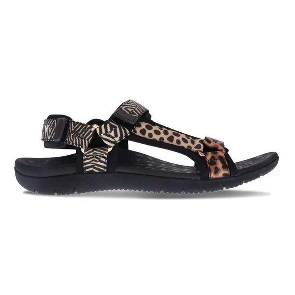 Revere Comfort Shoes Discovery Backstrap Sandal - Animal Multi