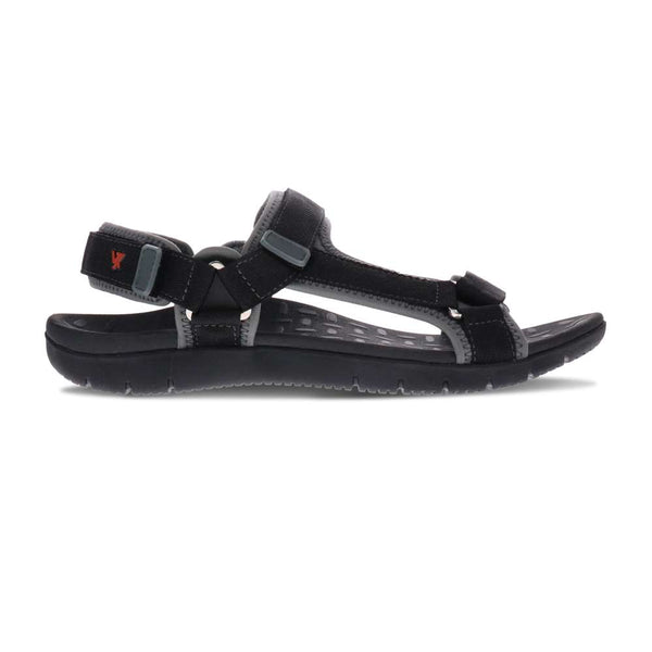Revere Comfort Shoes Discovery Backstrap Sandal - Black