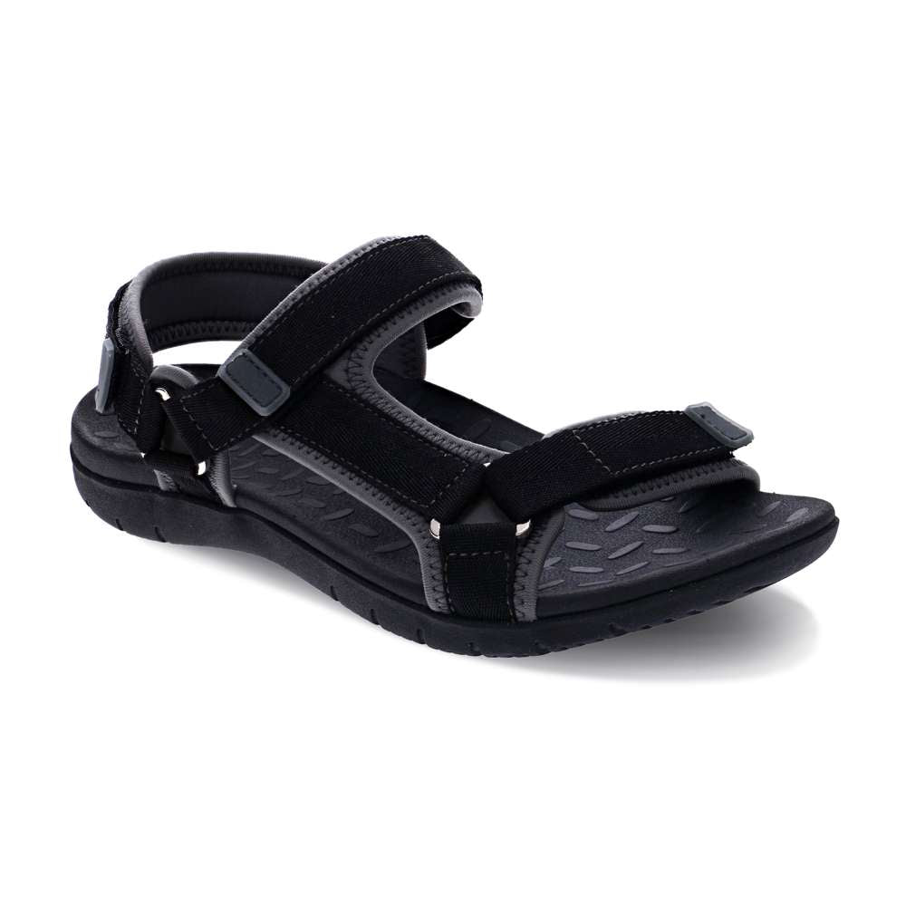 revere comfort shoes Discovery Backstrap Sandal - Black