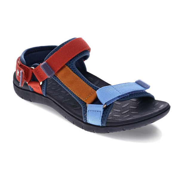 Revere Comfort Shoes Discovery Backstrap Sandal - Blue Multi