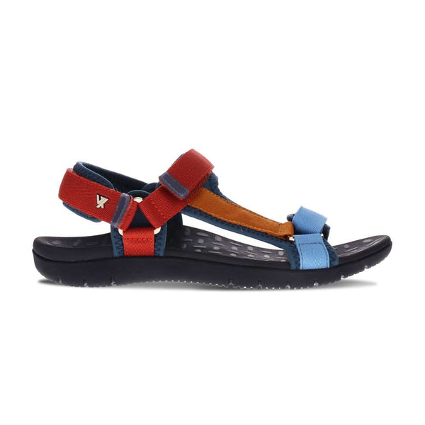 Revere Comfort Shoes Discovery Backstrap Sandal - Blue Multi