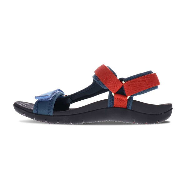 Revere Comfort Shoes Discovery Backstrap Sandal - Blue Multi