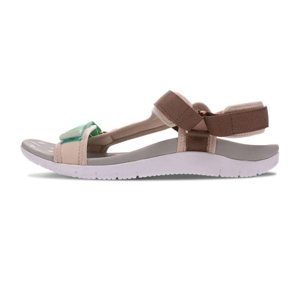 Revere Comfort Shoes Discovery Backstrap Sandal - Mint Multi
